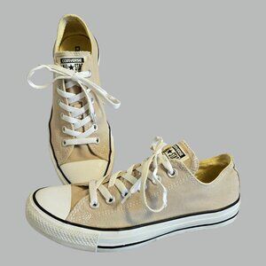 Converse Chuck Taylor OX Sneakers Papyrus Beige 147139F Women Size 9 Men 7